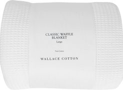Classic White Waffle Blanket - Large