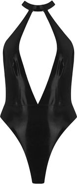 Latex Bodysuit - Black