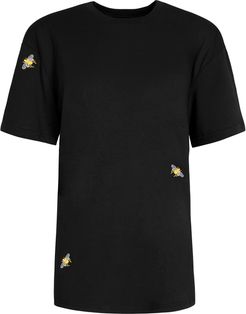 Bee Embroidered T-Shirt Black Men