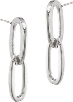 Chainlink Studs - Silver