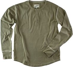 &SONS Trading Co - The New Elder Henley Shirt Army Green