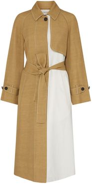 Pleated Back Trench