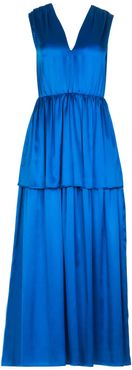 Ella Silk Dress In Royal Blue