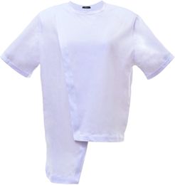 Padded T-Shirt In White