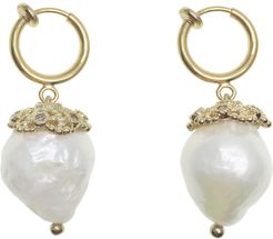 Freshwater Edison Pearls Clip On Loop Earrings