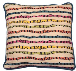 Color Stripes Linen Cushion