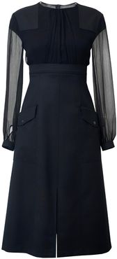 Adeline Cocktail Dress With Chiffon Top