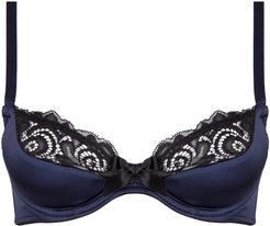 Signature Navy Half Padded Plunge Bra