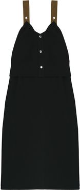 Black Midi Strap Dress