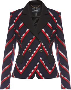 Lapel Stripes Suit Jacket