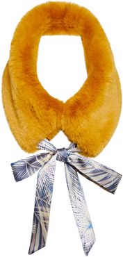 Faux Fur Collars - Mustard