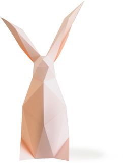 Rabbit Diy Paperlamp Kit In Soft Pink
