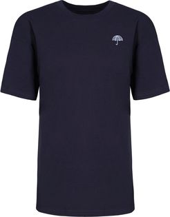 Umbrella Embroidered T-Shirt Navy Men