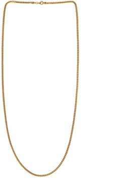 3Mm Franco Chain Necklace Gold