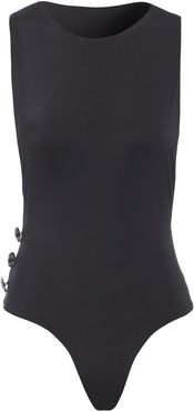 Chloe Drop Armhole Side Button Bodysuit