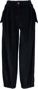 Baggy Green Corduroy Trousers
