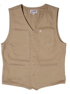 &SONS Trading Co - Tan Lincoln Waistcoat Vest