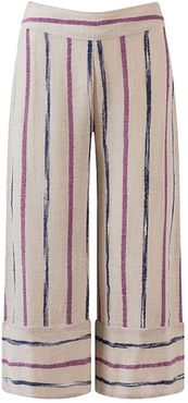 Jupe Culotte In Purple-Blue