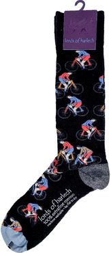 Donald Cyclists Black Extrafine Merino Wool Socks