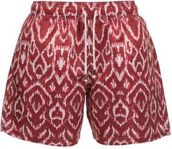 Burgundy Beach Shorts