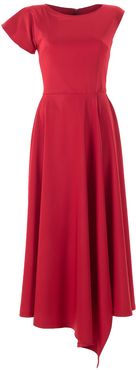 Red Evening Gown Maxi Dress