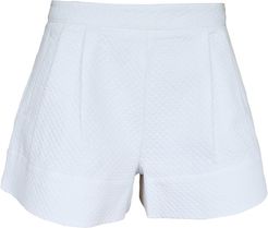 White Wide-Shorts