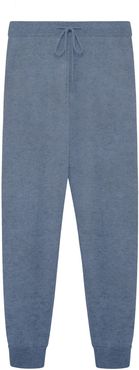Cherry Cashmere Joggers In Grey Blue