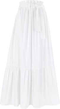 Cindy White Maxi Skirt