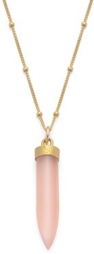 Talisman Necklace, Pink Opalite