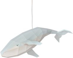 Humpback Whale Diy Pendant Paperlamp Kit In Soft Blue