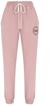 No. 1 Classic Dirty Pink Sweatpants With Logo