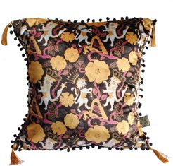 Unicorn & Lion, Gold Royal Coats Of Arms Cushion