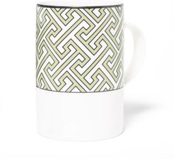 Maze Maxi Apple Green & White Mug