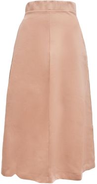 A-Line Midi Skirt