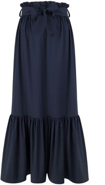 Cindy Navy Maxi Skirt