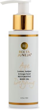 Age Defying Lemon, Juniper & Grape Seed Restorative Body Oil