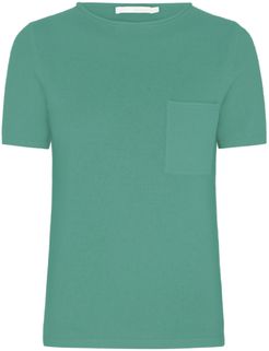 Eira Cashmere Tee In Turquoise