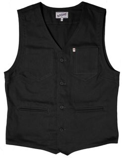 &SONS Trading Co - Black Lincoln Waistcoat Vest