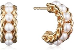 Gentler Unit Pearl Earrings (Half)