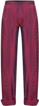 Clacie Silk Pajama Pants Plum