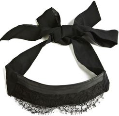 Lace & Leather Blindfold