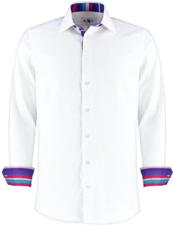 White Kamba Twill Cotton Shirt