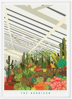 The Barbican Conservatory Illustrated Art Print Of London