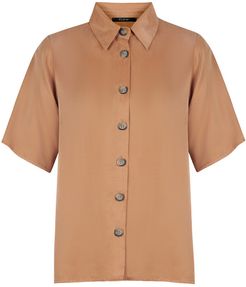 The Button Down Shirt In Terracotta