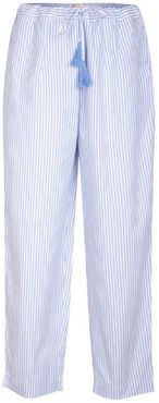 Cotton Stripe Pyjama Bottoms - Blue