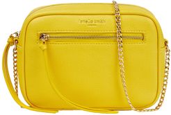 Vegan Leather Thea Cross Body Bag - Yellow