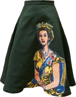 Queen Printed Round Skirt