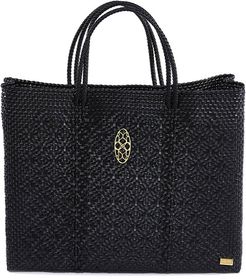 Black Book Tote With Clutch