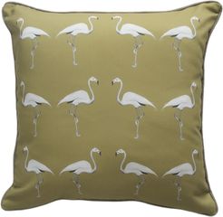 Flamingo Cushion Olive