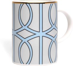 Loop Light Grey/Aqua Mug